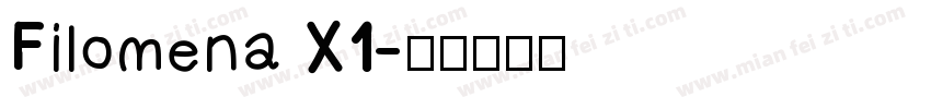 Filomena X1字体转换